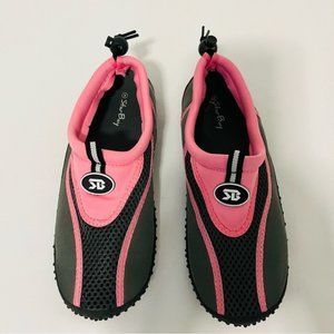 Star Bay Girls Water Shoes Snorkeling Beach Pool Gray Pink